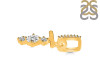 Cubic Zirconia Alphabet T Pendant CUZ-RDA-98.