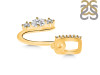 Cubic Zirconia Alphabet U Pendant CUZ-RDA-99.