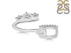 Cubic Zirconia Alphabet U Pendant CUZ-RDA-99.