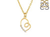 Cubic Zirconia Heart Necklace CUZ-RDN-51.