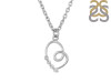 Cubic Zirconia Heart Necklace CUZ-RDN-51.