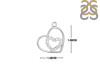 Cubic Zirconia Heart Necklace CUZ-RDN-64.