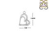 Cubic Zirconia Heart Necklace CUZ-RDN-81.