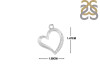 Cubic Zirconia Heart Necklace CUZ-RDN-82.