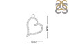 Cubic Zirconia Heart Necklace CUZ-RDN-84.