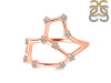 Leo Zodiac Star Constellation With Cubic Zirconia Ring CUZ-RDR-2040.