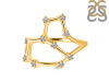 Leo Zodiac Star Constellation With Cubic Zirconia Ring CUZ-RDR-2040.