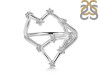 Aquarius Zodiac Star Constellation With Cubic Zirconia Ring CUZ-RDR-2041.
