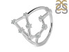 Aquarius Zodiac Star Constellation With Cubic Zirconia Ring CUZ-RDR-2041.