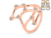 Virgo Zodiac Star Constellation With Cubic Zirconia Ring CUZ-RDR-2044.