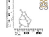 Pisces Zodiac Star Constellation With Cubic Zirconia Ring CUZ-RDR-2045.