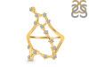 Pisces Zodiac Star Constellation With Cubic Zirconia Ring CUZ-RDR-2045.
