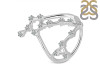 Pisces Zodiac Star Constellation With Cubic Zirconia Ring CUZ-RDR-2045.
