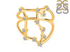 Libra Zodiac Star Constellation With Cubic Zirconia Ring CUZ-RDR-2049.