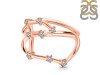 Aries Zodiac Star Constellation With Cubic Zirconia Ring CUZ-RDR-2050.