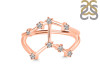 Taurus Zodiac Star Constellation With Cubic Zirconia Ring CUZ-RDR-2051.