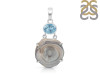Desert Druzy Pendant-2SP DDZ-1-10