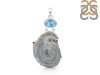 Desert Druzy Pendant-2SP DDZ-1-13