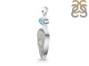 Desert Druzy/Blue Topaz Pendant-2SP DDZ-1-52