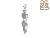 Desert Druzy/Blue Topaz Pendant-2SP DDZ-1-54