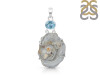 Desert Druzy Pendant-2SP DDZ-1-6