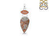 Desert Druzy/Peach Moonstone Pendant-2SP DDZ-1-60