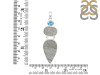 Desert Druzy/Blue Topaz Pendant-2SP DDZ-1-61