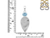 Desert Druzy/Blue Topaz Pendant-2SP DDZ-1-72