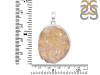 Natural Druzy Pendant-SP DRZ-1-16