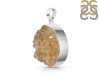 Natural Druzy Pendant-SP DRZ-1-22