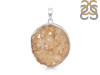 Natural Druzy Pendant-SP DRZ-1-26
