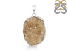 Natural Druzy Pendant-SP DRZ-1-29