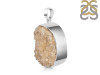 Natural Druzy Pendant-SP DRZ-1-46