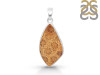 Fossilized Coral Pendant-SP FSC-1-11