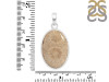 Fossilized Coral Pendant-SP FSC-1-16