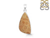 Fossilized Coral Pendant-SP FSC-1-43