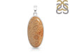 Fossilized Coral Pendant-SP FSC-1-7