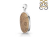 Fossilized Coral Pendant-SP FSC-1-9
