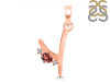 Garnet & White Topaz Alphabet Y Pendant GAR-RDA-25.
