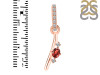 Garnet & White Topaz Alphabet I Pendant GAR-RDA-35.