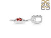 Garnet & White Topaz Alphabet I Pendant GAR-RDA-35.