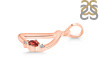 Garnet & White Topaz Alphabet D Pendant GAR-RDA-4.