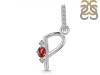 Garnet & White Topaz Alphabet P Pendant GAR-RDA-42.