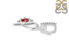Garnet & White Topaz Alphabet P Pendant GAR-RDA-42.