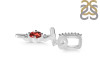 Garnet & White Topaz Alphabet T Pendant GAR-RDA-46.