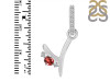 Garnet & White Topaz Alphabet Y Pendant GAR-RDA-51.