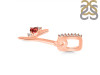 Garnet & White Topaz Alphabet Y Pendant GAR-RDA-51.