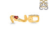 Garnet & White Topaz Alphabet Z Pendant GAR-RDA-52.