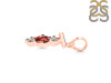 Garnet & White Topaz Alphabet T Pendant GAR-RDA-72.