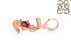 Garnet & White Topaz Alphabet Z Pendant GAR-RDA-78.